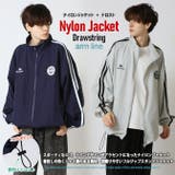 ナイロンジップジャケット アームラインサークルロゴ ドロスト | ARCADE | 詳細画像2 