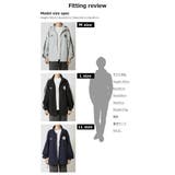 ナイロンジップジャケット アームラインサークルロゴ ドロスト | ARCADE | 詳細画像8 