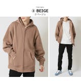 裏起毛 ヘビーウェイト スウェットフルジップパーカー | ARCADE | 詳細画像11 