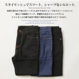 デニムパンツ メンズ ナロー ストレッチスキニーパンツ ライトオンス | ARCADE | 詳細画像3 