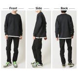 デニムパンツ メンズ ナロー ストレッチスキニーパンツ ライトオンス | ARCADE | 詳細画像6 