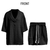 セットアップ ジャガード織り 5分袖カットソー | ARCADE | 詳細画像6