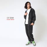 セットアップ メンズ カットデニムジップパーカー | ARCADE | 詳細画像4