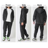 セットアップ メンズ カットデニムジップパーカー | ARCADE | 詳細画像6