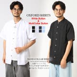バンドカラーシャツ 半袖 オックスフォードシャツ | ARCADE | 詳細画像2