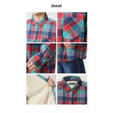 チェックシャツ メンズ 裏起毛シャツ | ARCADE | 詳細画像8 