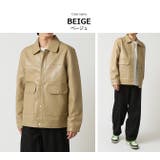 フェイクレザージャケット メンズ ミリタリージャケット | ARCADE | 詳細画像12