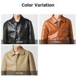 フェイクレザージャケット メンズ ミリタリージャケット | ARCADE | 詳細画像13