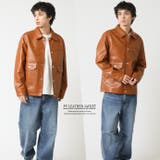 フェイクレザージャケット メンズ ミリタリージャケット | ARCADE | 詳細画像4