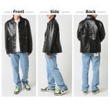 フェイクレザージャケット メンズ ミリタリージャケット | ARCADE | 詳細画像7