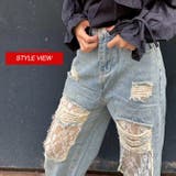 デニム レディース ダメージジーンズ | ARCADE | 詳細画像4 