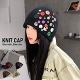 リメイクニット帽 ビーニー ニットキャップ ハンドリメイク レディース帽子  | ARCADE | 詳細画像1 