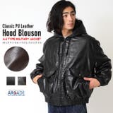 ゆるっとシルエット ヴィンテージ加工素材 フードブルゾン | ARCADE | 詳細画像1