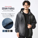 デニムパーカー メンズ ゆったりパーカー | ARCADE | 詳細画像2 
