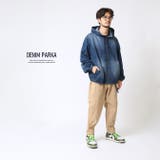 デニムパーカー メンズ ゆったりパーカー | ARCADE | 詳細画像5 