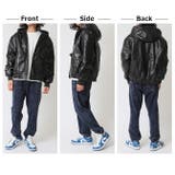 ゆるっとシルエット ヴィンテージ加工素材 フードブルゾン | ARCADE | 詳細画像6