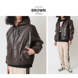 ゆるっとシルエット ヴィンテージ加工素材 フードブルゾン | ARCADE | 詳細画像9