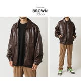 ゆるっとシルエット フェイクレザージャケット メンズ | ARCADE | 詳細画像11