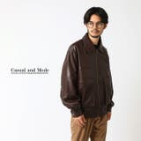 ゆるっとシルエット フェイクレザージャケット メンズ | ARCADE | 詳細画像5