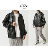 ゆるっとシルエット フェイクレザージャケット メンズ | ARCADE | 詳細画像10