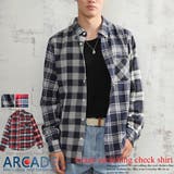 チェックシャツ メンズ ボタンダウンシャツ | ARCADE | 詳細画像1 