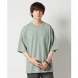 L/グリーン | Tシャツ メンズ USAコットンオーバーサイズTシャツ | ARCADE