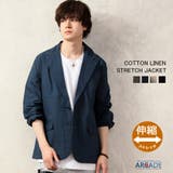 サマージャケット メンズ 綿麻 | ARCADE | 詳細画像1