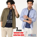 7分袖 綿麻 シャツ | ARCADE | 詳細画像1 