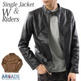 ライダースジャケット メンズ PUレザー | ARCADE | 詳細画像1 