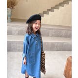 デニムシャツワンピース キッズファッション韓国子供服 春夏 | ARGO TOKYO【KIDS】 | 詳細画像6