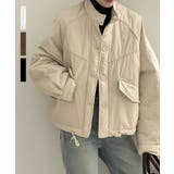 アイボリー | Short Padded Blouson 21126 | ARGO TOKYO