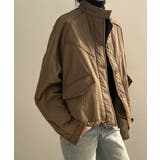 ブラウン | Short Padded Blouson 21126 | ARGO TOKYO