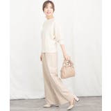 ベージュ | Tuck Wide Pants | ARGO TOKYO