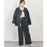 ブラック | Tuck Wide Pants | ARGO TOKYO