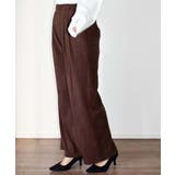 ブラウン | Pile Tuck Wide | ARGO TOKYO