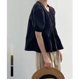 ブラック | Puff Sleeve Gather | ARGO TOKYO