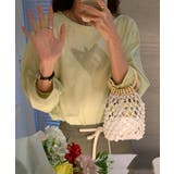 スプリングカラーロングスリーブカラートップス 24065 コットンロンT | ARGO TOKYO | 詳細画像15 