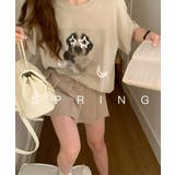 ワンちゃんプリントコットンTシャツ 24066 プリントTシャツ | ARGO TOKYO | 詳細画像2 