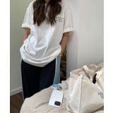 ホワイト | リバーシブルプリントTシャツ 24069 ロゴT | ARGO TOKYO