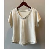 ベージュ | U neck Cotton | ARGO TOKYO