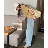 VネックカラーコットンTシャツ 24079 コットンT | ARGO TOKYO | 詳細画像16