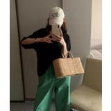 VネックカラーコットンTシャツ 24079 コットンT | ARGO TOKYO | 詳細画像22
