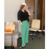 VネックカラーコットンTシャツ 24079 コットンT | ARGO TOKYO | 詳細画像24