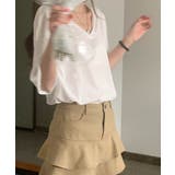 VネックカラーコットンTシャツ 24079 コットンT | ARGO TOKYO | 詳細画像4