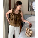 レイヤードギャザーティアードトップス 24088 ギャザートップス | ARGO TOKYO | 詳細画像16 