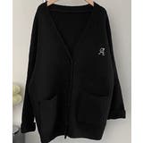 ブラック | Logo Embroidery Knit | ARGO TOKYO