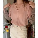 バイカラーアウトリンキングカーデイガン 25062 バイカラーカーデイガン | ARGO TOKYO | 詳細画像1