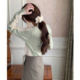 バイカラーアウトリンキングカーデイガン 25062 バイカラーカーデイガン | ARGO TOKYO | 詳細画像14