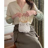 バイカラーアウトリンキングカーデイガン 25062 バイカラーカーデイガン | ARGO TOKYO | 詳細画像15