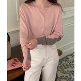 バイカラーアウトリンキングカーデイガン 25062 バイカラーカーデイガン | ARGO TOKYO | 詳細画像19